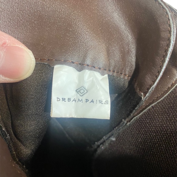 DREAM PAIRS Women's Military Lace Up Combat Boots Chelsea Ankle Booties 7.5 - Picture 6 of 8